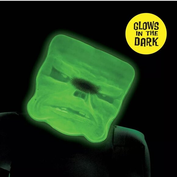 Boys Girls Minecraft Movie ZOMBIE Jumpsuit Costume Size S Med Lar Mask Glows NIP - Picture 3 of 3